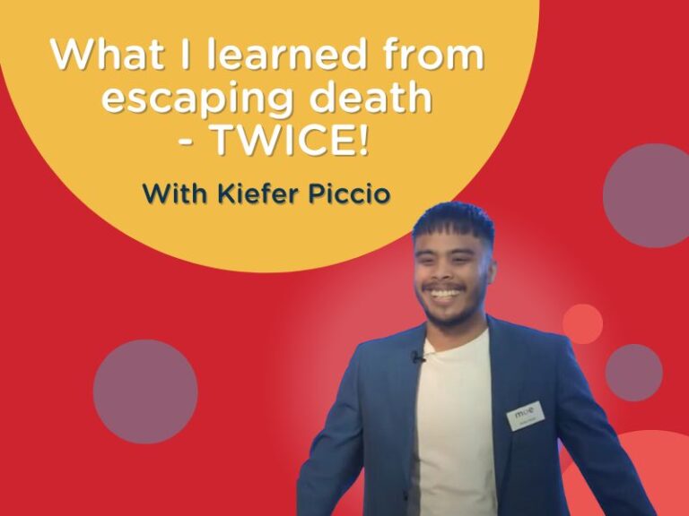 What I learned from escaping death - twice